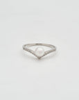 Akoya White Gold Diamond Ring