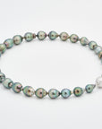 Black Tahitian Baroque Circle Pearl Necklace - MIRA SOUTH SEA PEARLS ID