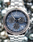 Black Pearl Chronograph Swiss Watch - MIRA SOUTH SEA PEARLS ID