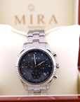 Black Pearl Chronograph Swiss Watch - MIRA SOUTH SEA PEARLS ID