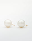 Classic White Pearl Stud Earrings