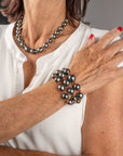 Tane Leather Triple Bracelet - MIRA SOUTH SEA PEARLS ID