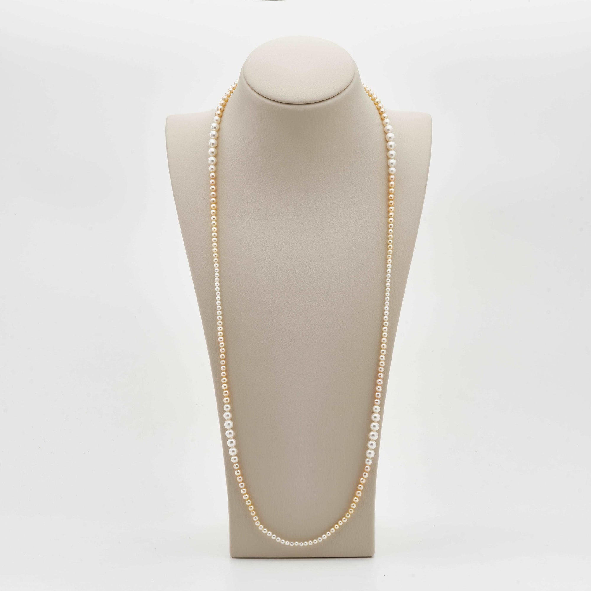 Golden Akiko Akoya Pearl Necklace