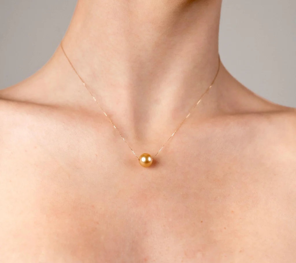 PRE ORDER - Exclusive Golden Hope Necklace - LIMITED TIME - MIRA SOUTH SEA PEARLS ID