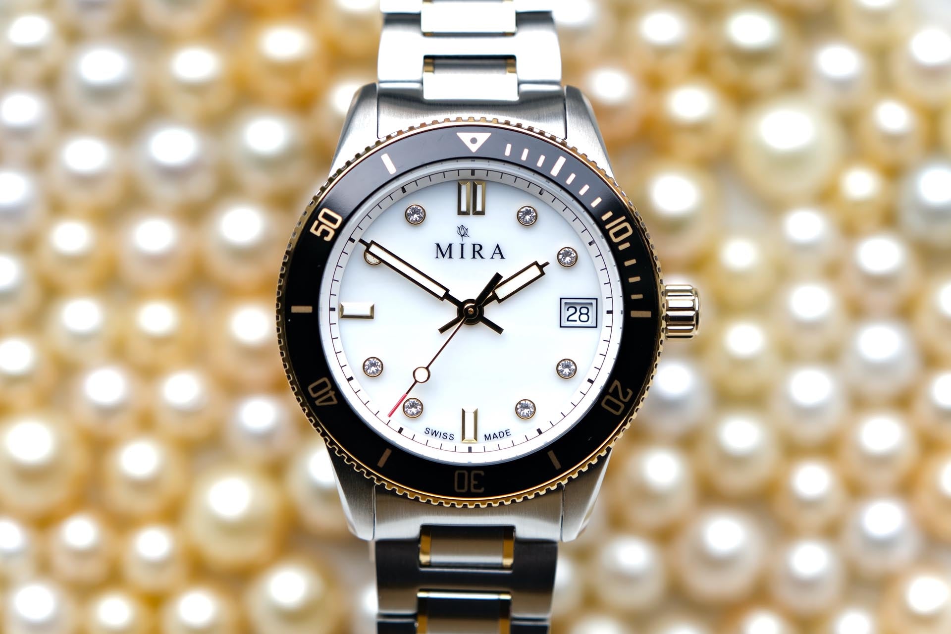 The Divemaster 200 Swiss Watch - MIRA SOUTH SEA PEARLS ID