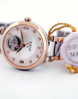 Pinctada Maxima Open Heart SWISS Watch - MIRA SOUTH SEA PEARLS ID