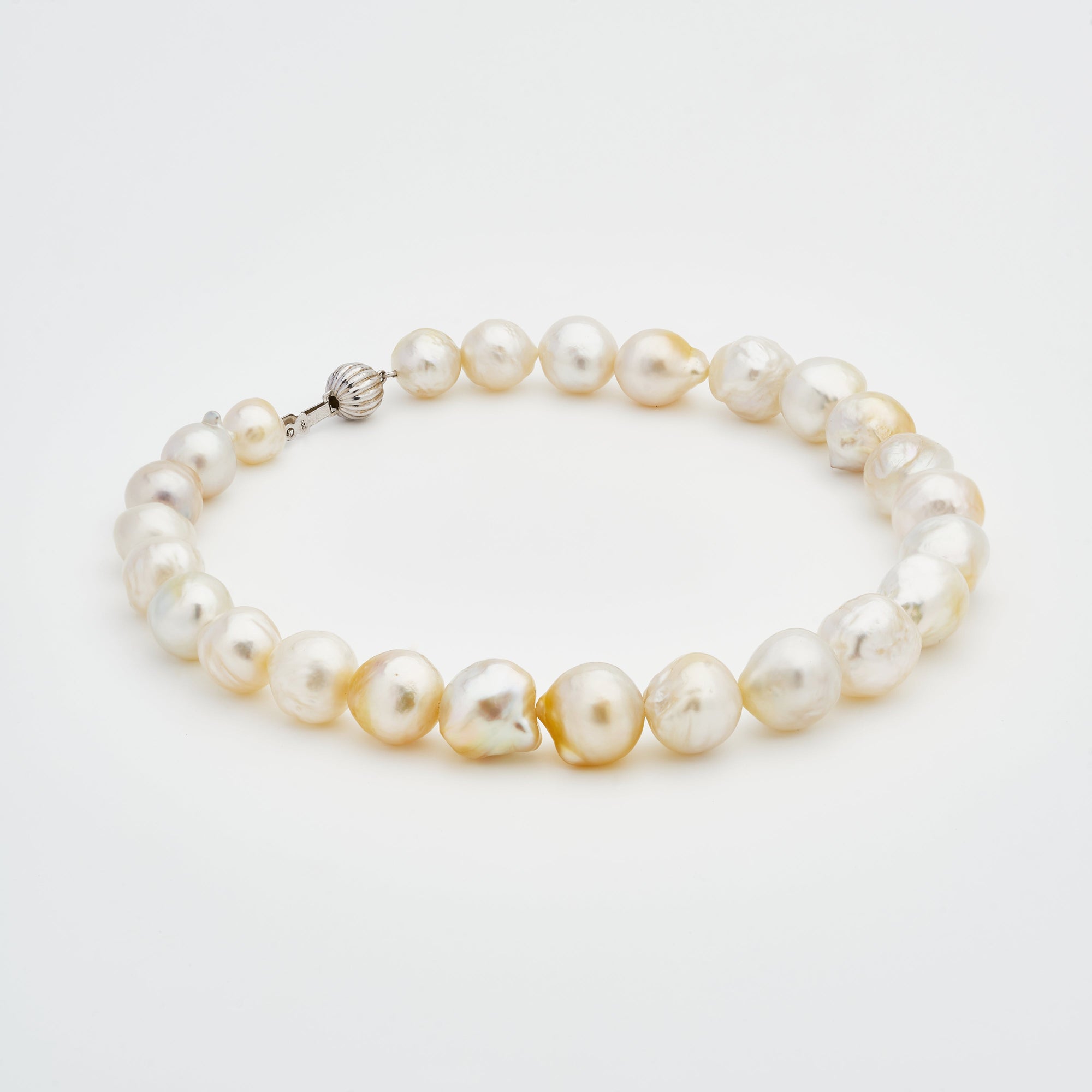 Rose Baroque Pearl Necklace